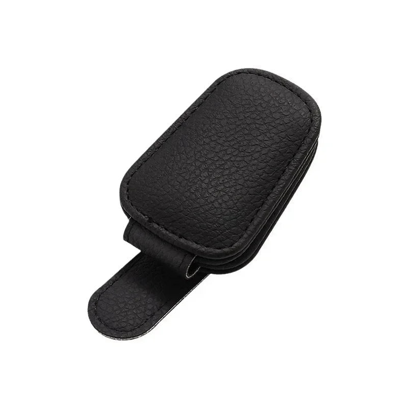 Akinių laikiklis automobiliui, odinis