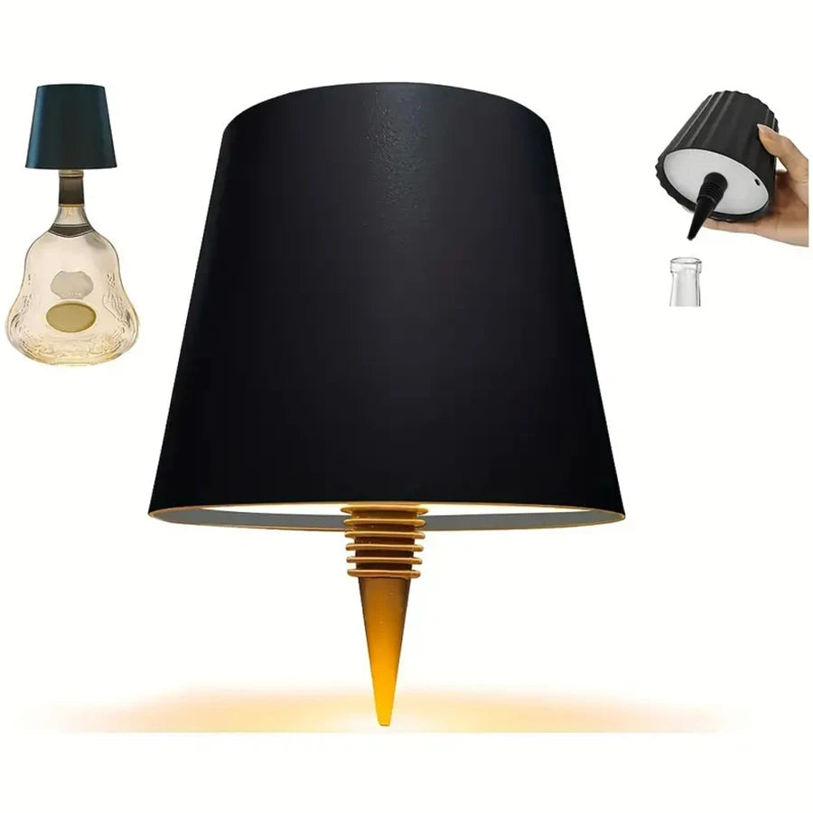 Belaidė reguliuojamo ryškumo butelio lempa