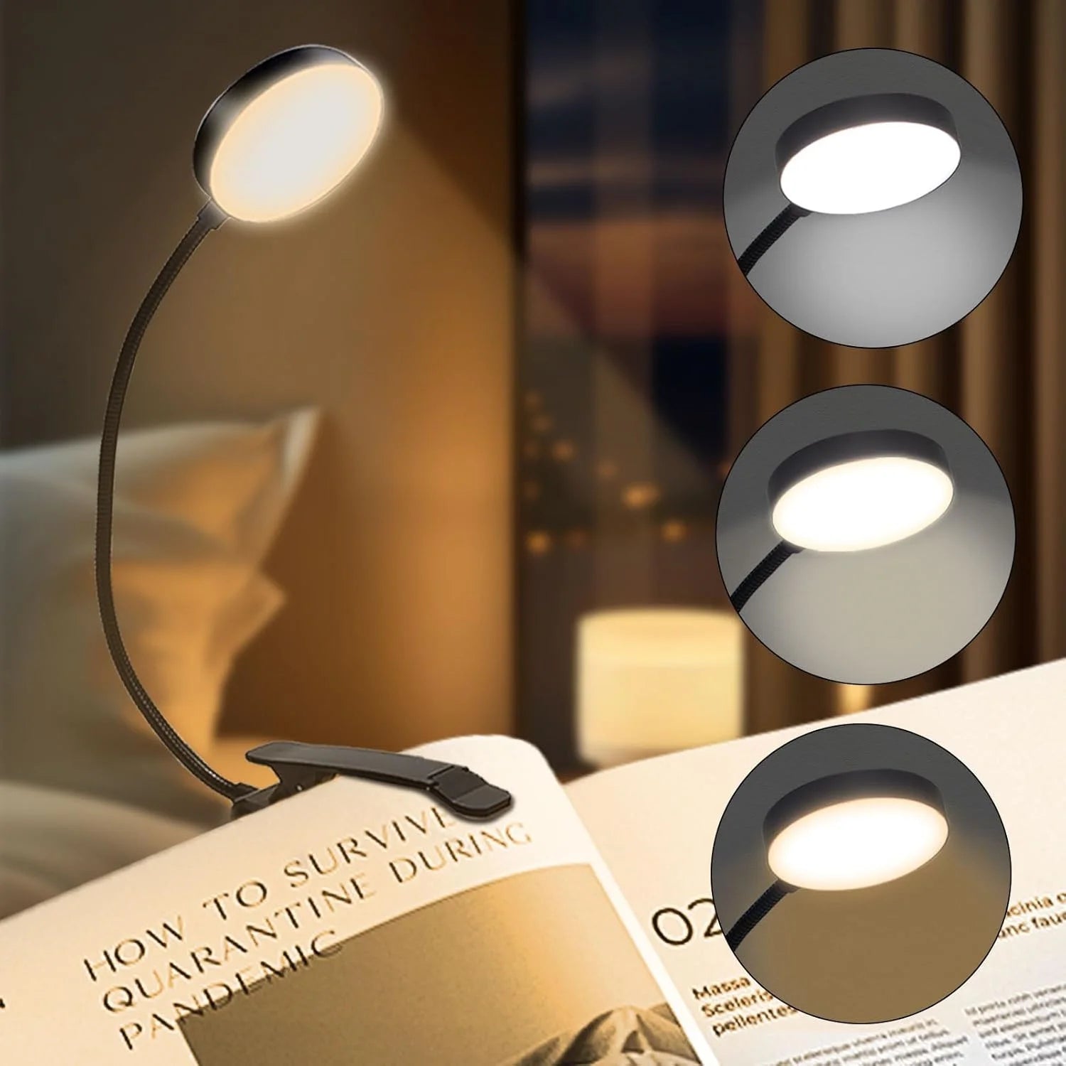 Knygos lemputė, įkraunama