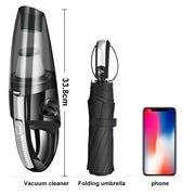 Nešiojamas belaidis dulkių siurblys automobiliui (120W)