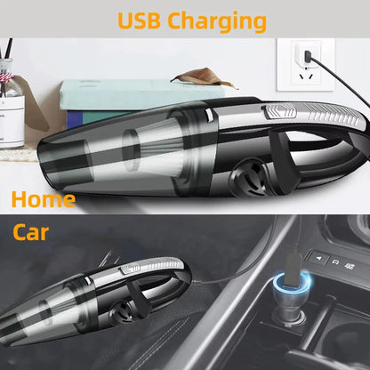 Nešiojamas belaidis dulkių siurblys automobiliui (120W)