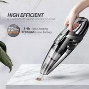 Nešiojamas belaidis dulkių siurblys automobiliui (120W)