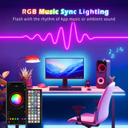 RGB neoninė LED juosta su valdymu per programėlę