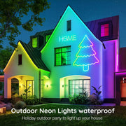RGB neoninė LED juosta su valdymu per programėlę