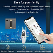 Langų valymo robotas su purškimu ir APP valdymu