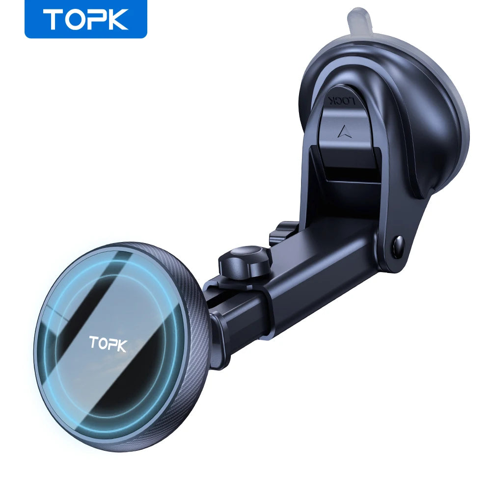 TOPK Mag-Safe magnetinis automobilinis telefono laikiklis