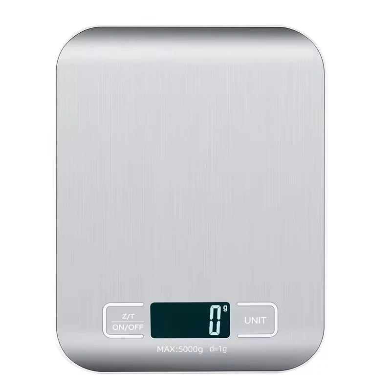 Skaitmeninės LED virtuvės svarstyklės, 5 kg